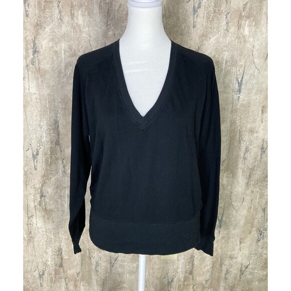 Rag & Bone Sz Small Modal Blend T Shirt Top Soft V Neck Dolman SweatShirt EUC - Picture 1 of 7